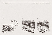 Summer Vacation Beach Collection, a Seasonal Illustration by TheMountBirdStudio (Thumbnail 6 of 21)