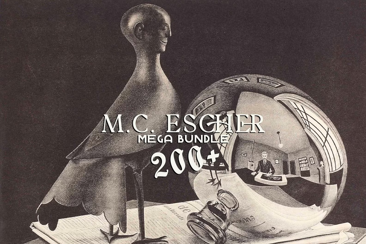 Maurits Cornelis Escher Mega Bundle, a Person Illustration by Digital Museum (Photo 10 of 11)