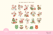 Goosemas Christmas Goose Clipart, a Seasonal Illustration by Blumensdiary (Thumbnail 2 of 6)