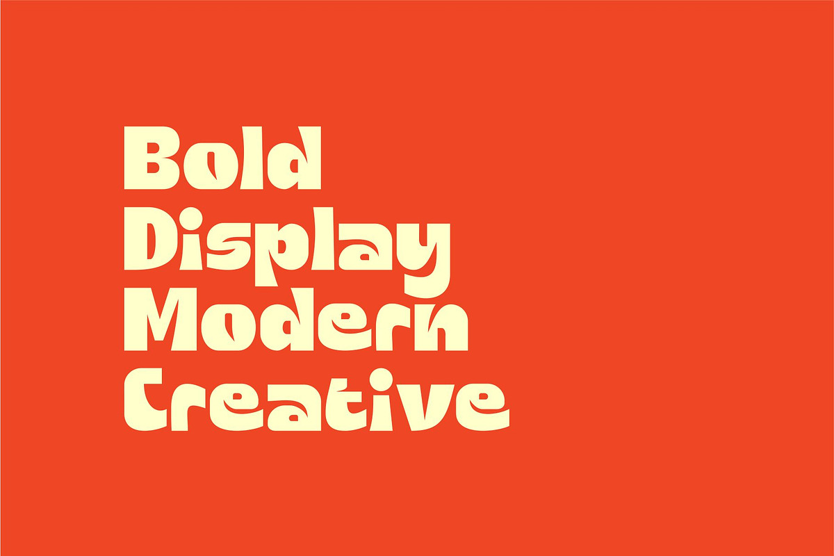 Regila - Bold Display Logo Font, a Sans Serif Font by suhadidesign (Photo 3 of 13)