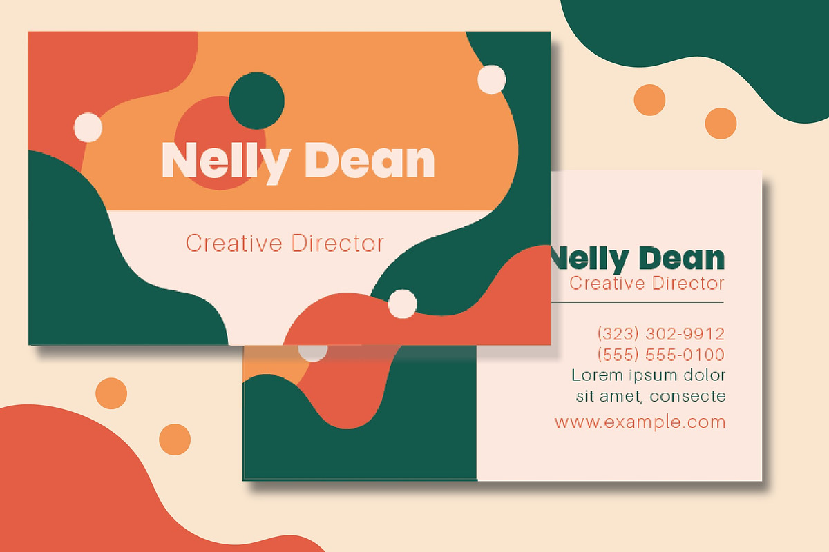 Modern Business Card Corporate, a Templates & Theme by studiogstock (Photo 1 of 2)
