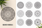 530 Vector Mandala Ornaments, an Animal Illustration by pixaroma (Thumbnail 51 of 55)