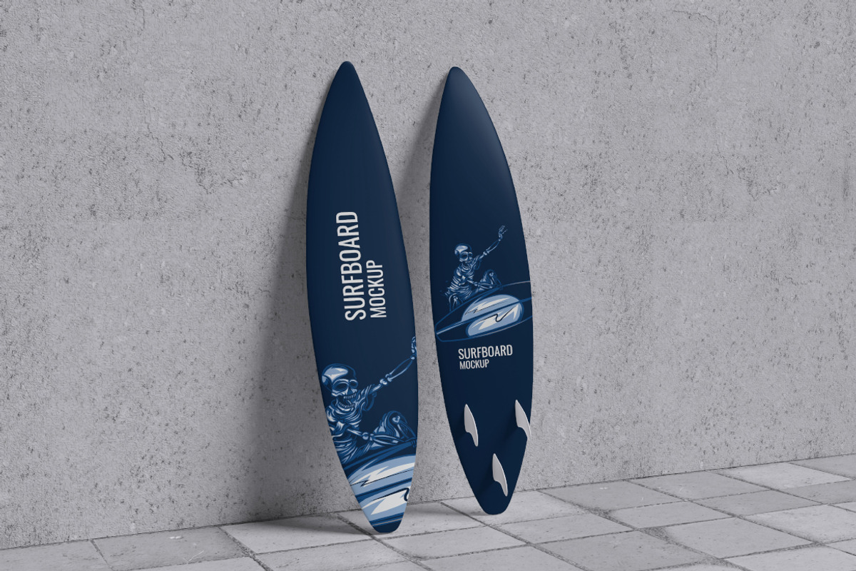 Surfboard Mockup Bundle Set, an Advertising Mockup by Rielismee (Photo 5 of 5)