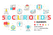 Color box icons bundle, an Icon by Howcolour (Thumbnail 1 of 34)