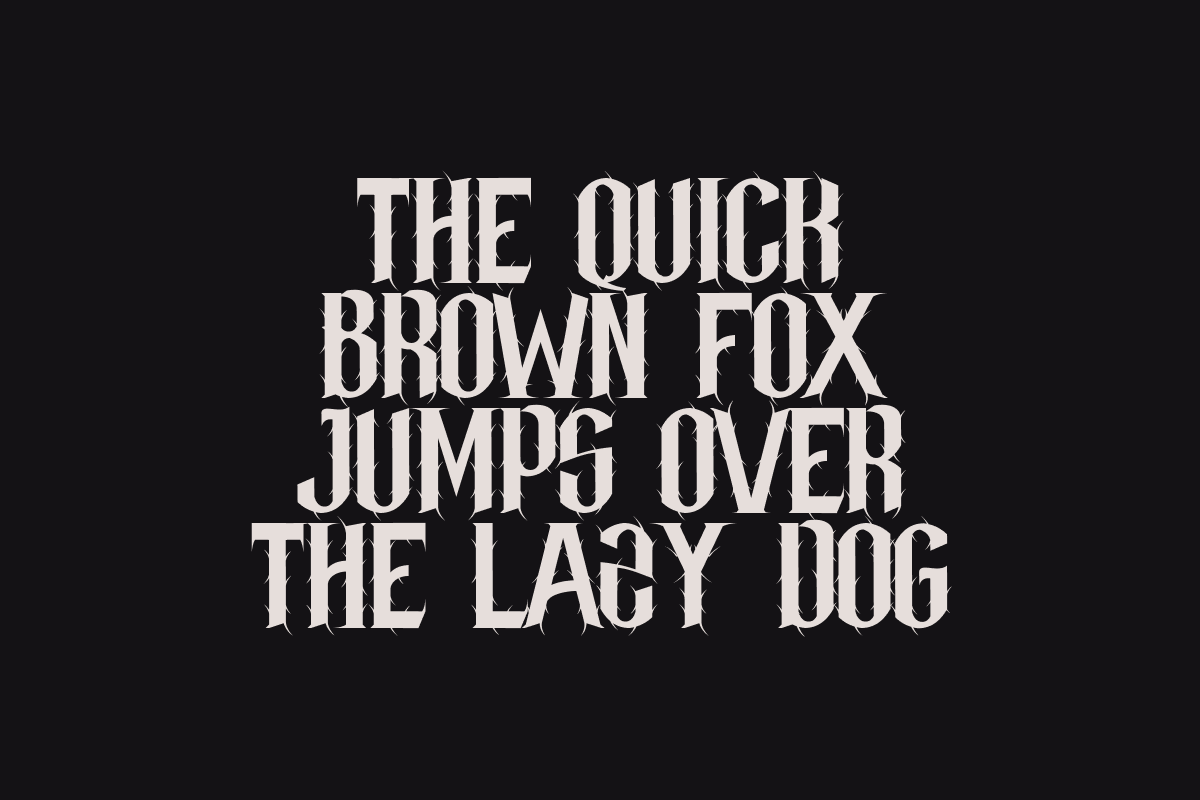 Under Ground - Hardcore Font, a Blackletter Font by Masyafi Studio (Photo 3 of 6)