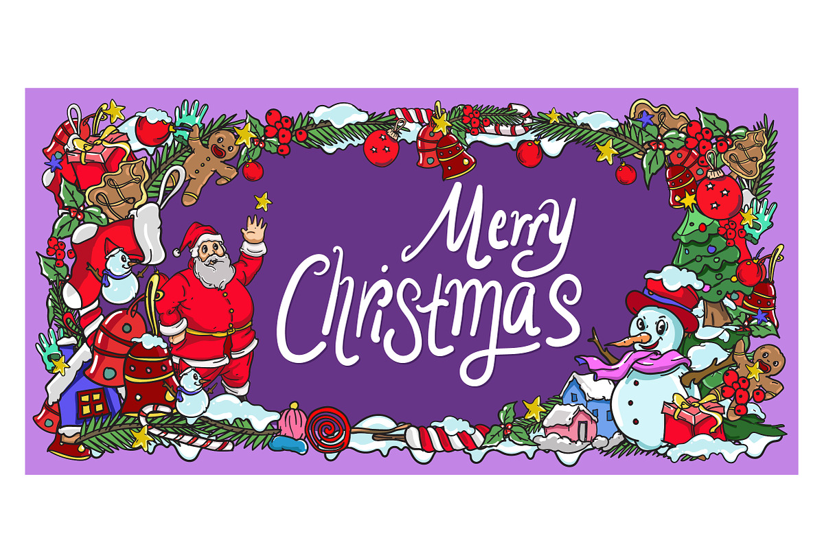 Christmas Greeting Card Illustration, a Decorative Illustration by singpentinkhappy (Photo 9 of 10)