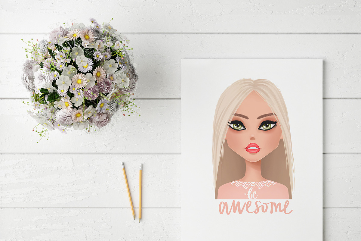 Girls portrait creator., a Person Illustration by Yana Lesiuk (Photo 10 of 11)