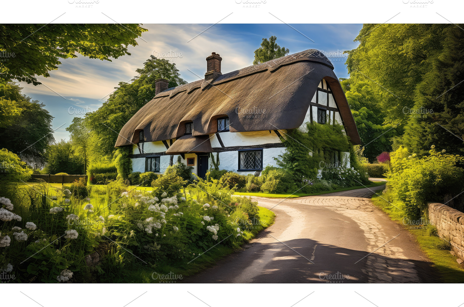 culture old english ai generated, an Architecture Photo by pikepicture