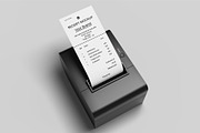 Receipt Mockup, an Advertising Mockup by Farabion Studio (Thumbnail 2 of 2)