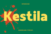 Kestila - Modern Sans Typeface, a Sans Serif Font by Font Kingdom (Thumbnail 1 of 8)