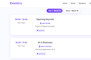 Modern Event & Webinar Landing Page, a HTML Template by StevenIMANZI (Thumbnail 1 of 8)