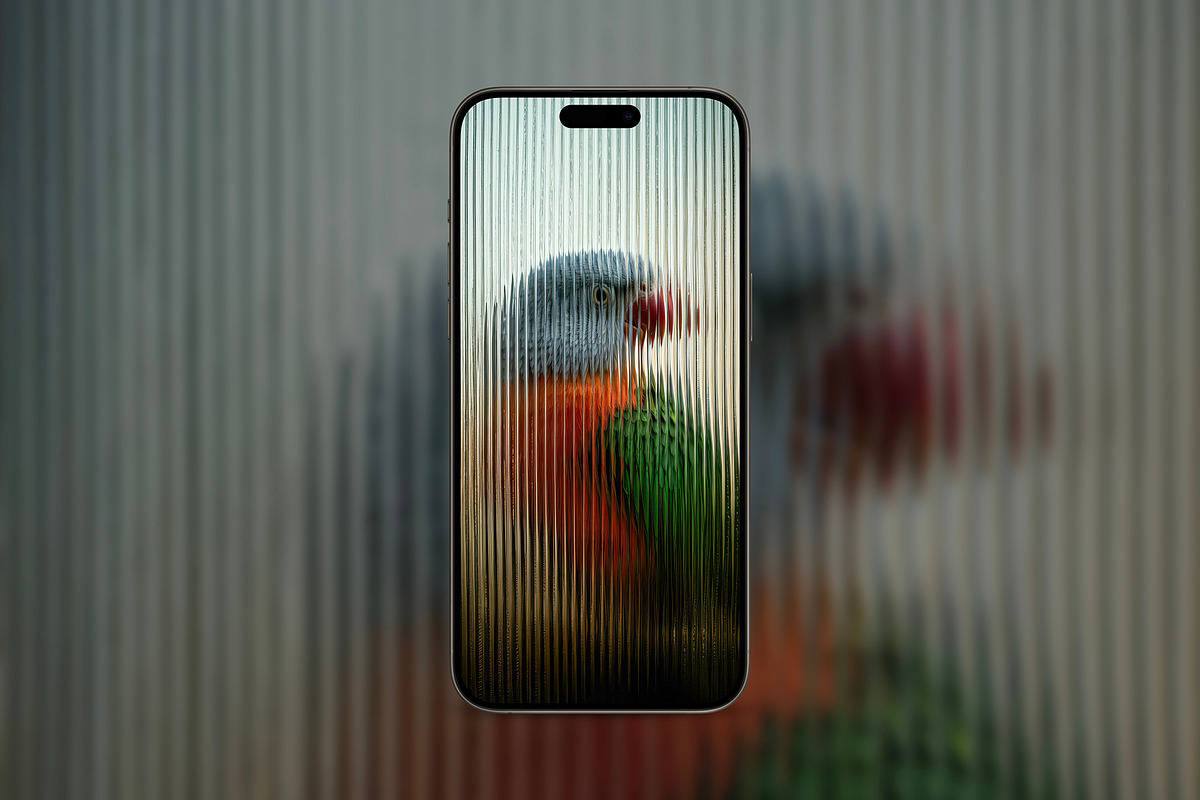 Glass Phone Wallpapers Pack, a Wallpaper Graphic by Nazar Hrabovyi (Photo 7 of 10)