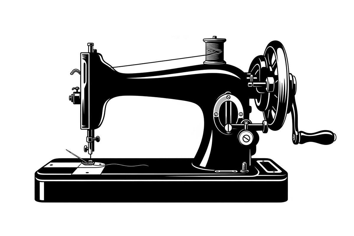 Vintage Sewing Machine Bundle, an Illustration by yasushie (Photo 12 of 31)