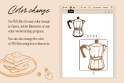 Cafe Branding Illustration Toolkit, a Food Illustration by Wild and Wonder by Ana (Thumbnail 11 of 17)