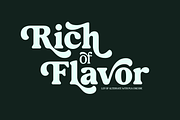 Meaty Nineties - Modern Retro, a Serif Font by Holyline Design (Thumbnail 3 of 15)
