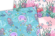 Mermaid patterns, a Pattern Graphic by DarinaDigital (Thumbnail 6 of 6)
