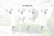 Rainyday | Script Font, a Handwritten Font by Scratchones (Thumbnail 8 of 9)