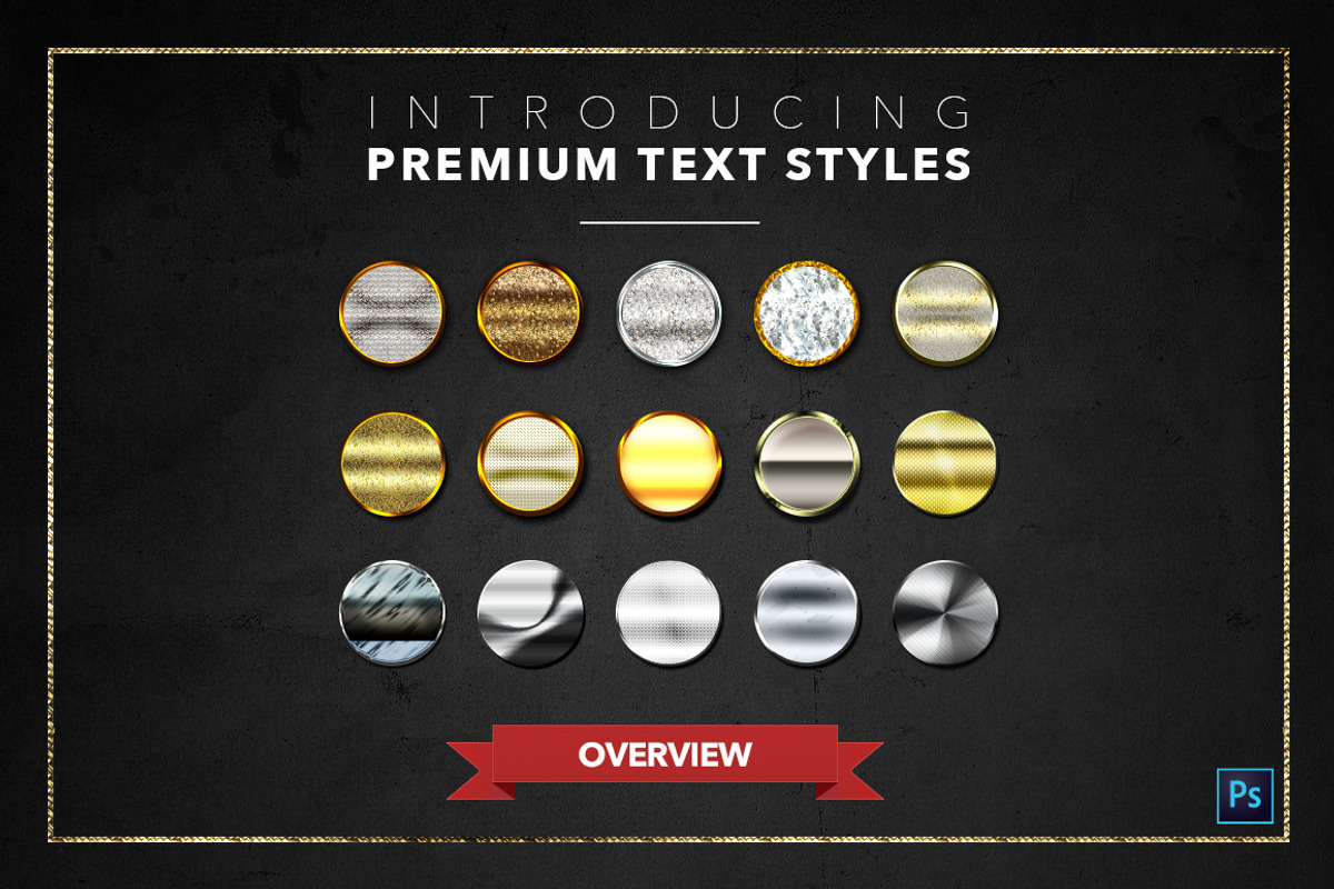 Diamond & Metal #1 - 15 Text Styles, a Layer Style Add-On by Jonas Stensgaard (Photo 18 of 18)