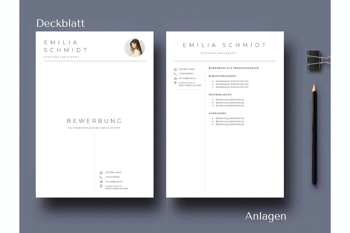 Bewerbungsvorlagen Word Lebenslauf, a Resume Template by Climbwithelevator (Photo 4 of 10)