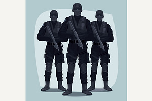 People of Specialized Tactical Team