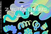 Lime Acid Gradients & Objects, a Texture Graphic by Julie&Taily (Thumbnail 8 of 21)