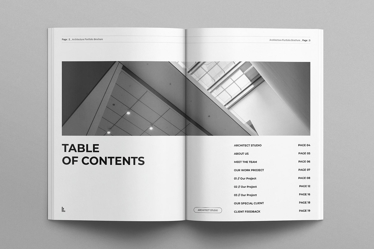 Architecture Portfolio Brochure, a Brochure Template by MassiveCreator (Photo 2 of 8)