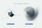 Sci-Fi Abstract Shapes And Gradients, a Background Graphic by Creative Veila (Thumbnail 11 of 13)