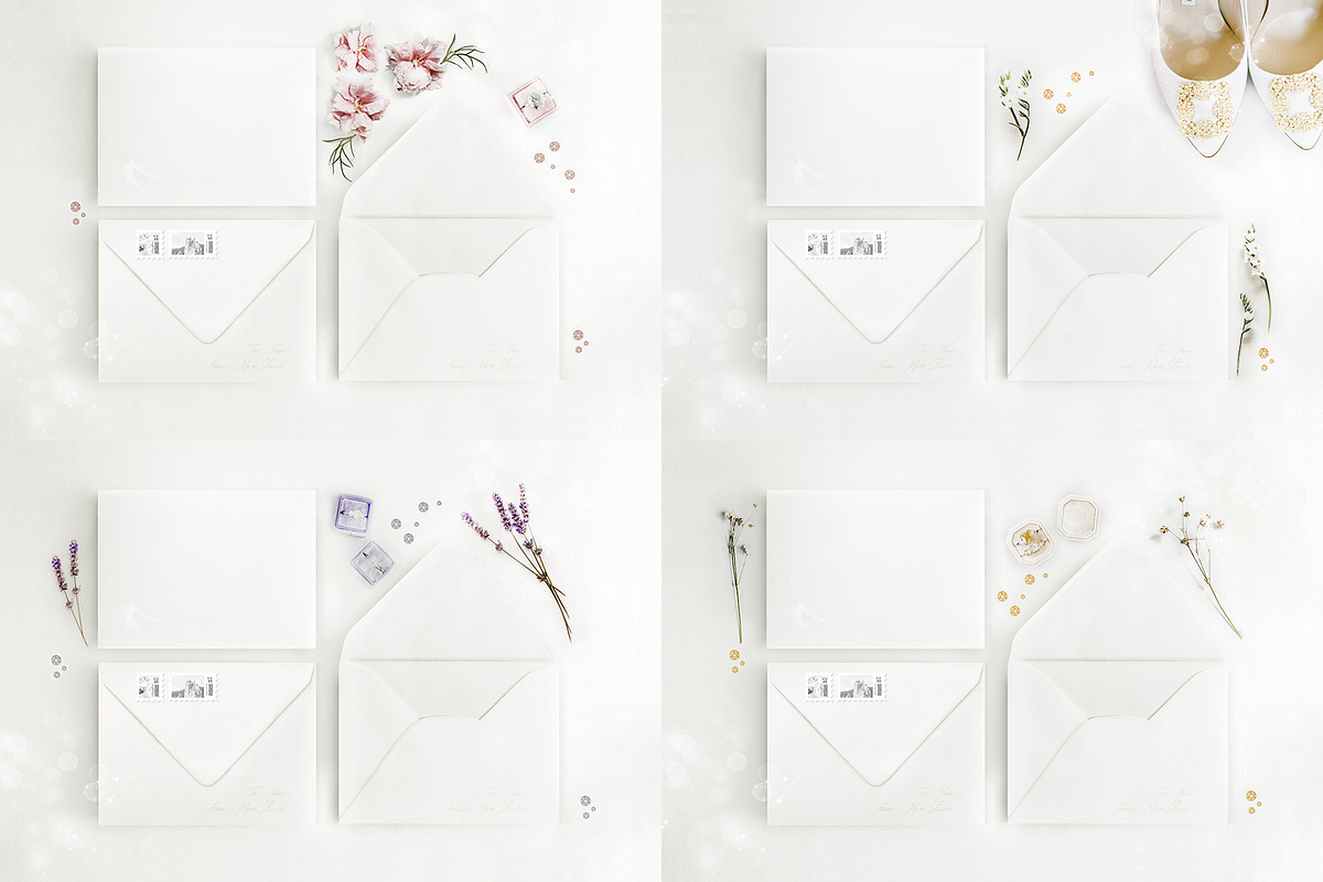 Card & Envelopes - Mockup, a Product Mockup by Moon Starer Studio (Photo 4 of 4)