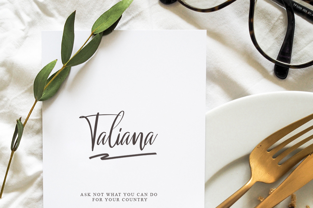 Malenna Script preview 2