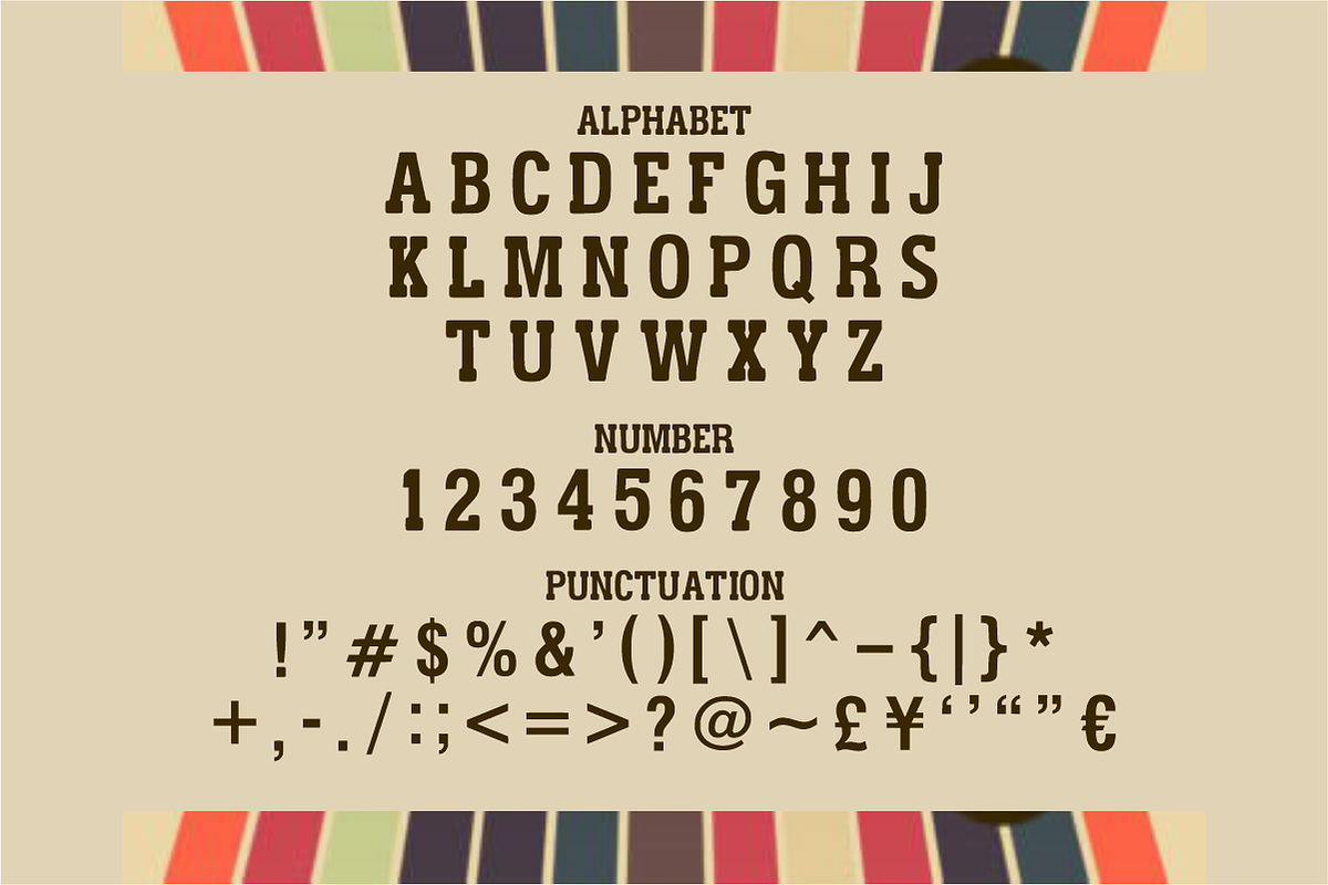 Retro Varsity - Campus Display Font, a Slab Serif Font by KiddoGlyphs Studio (Photo 4 of 5)