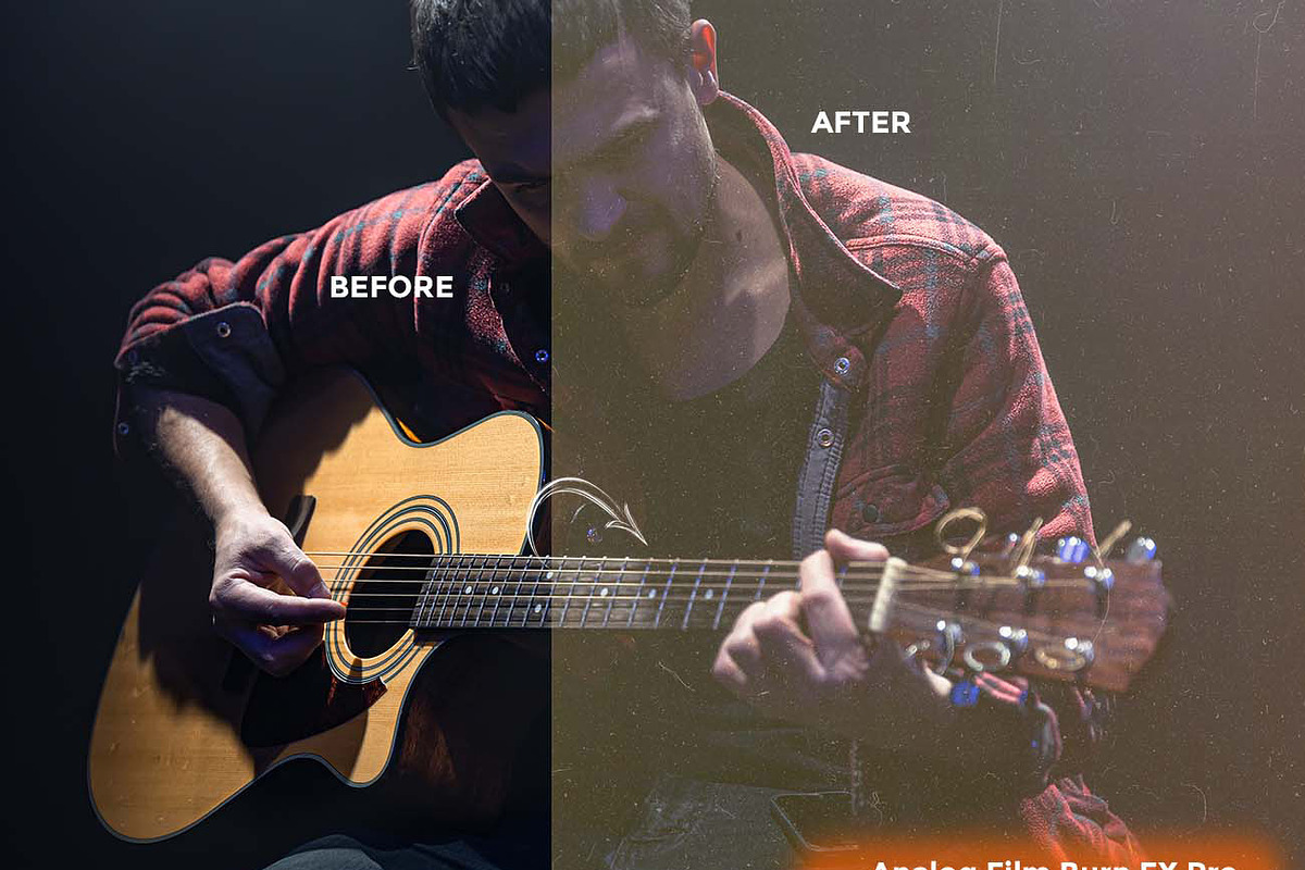 25 Analog FX Photoshop Action Bundle, an Action Add-On by Studio Retouch (Photo 31 of 59)