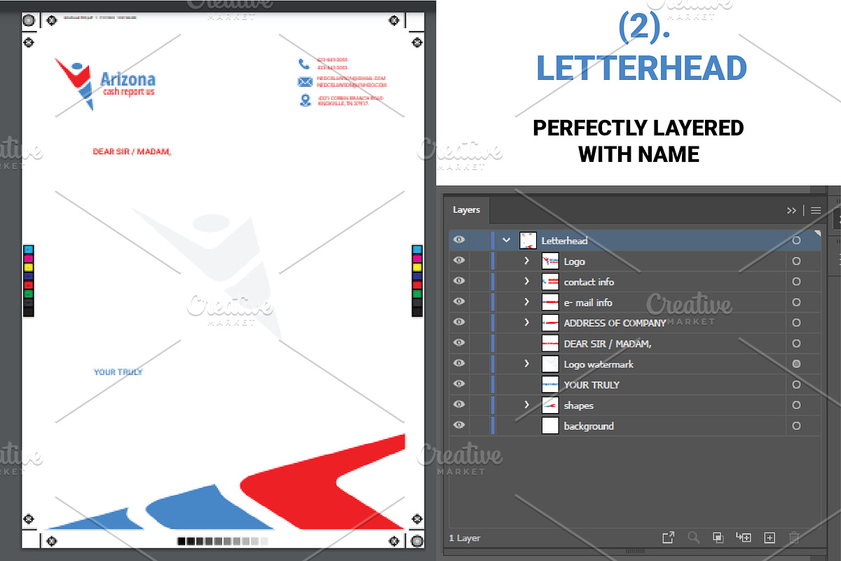 Perfect Stationery Design, a Stationery Template by Design Fusion (Photo 3 of 4)