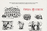 Opera Aesthetic: Vector Line Art, a Decorative Illustration by divanovskaya_nv (Thumbnail 9 of 19)