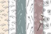 50 Wild flower patterns -Bundle-, a Pattern Graphic by CARROTDESIGN (Thumbnail 5 of 5)