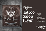 Tattoo Salon Flyer, a Flyer Template by Minimalist Studio (Thumbnail 1 of 2)