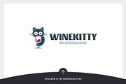 Wine Kitty Logo Template, a Branding & Logo Template by LOGOMAGINE (Thumbnail 10 of 16)