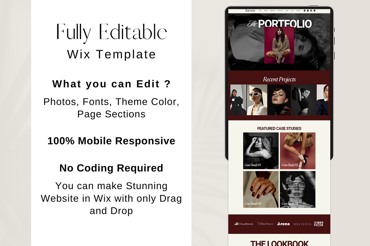 Luxury Wix Website Template Coaches, a Wix Template by AdvertFox (Photo 5 of 10)