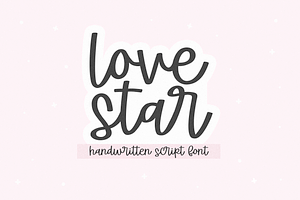 Lovestar Cute Script Font