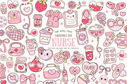 Valentine's Day Nurse SVG PNG, a Healthcare Illustration by Chonnieartwork (Thumbnail 1 of 3)