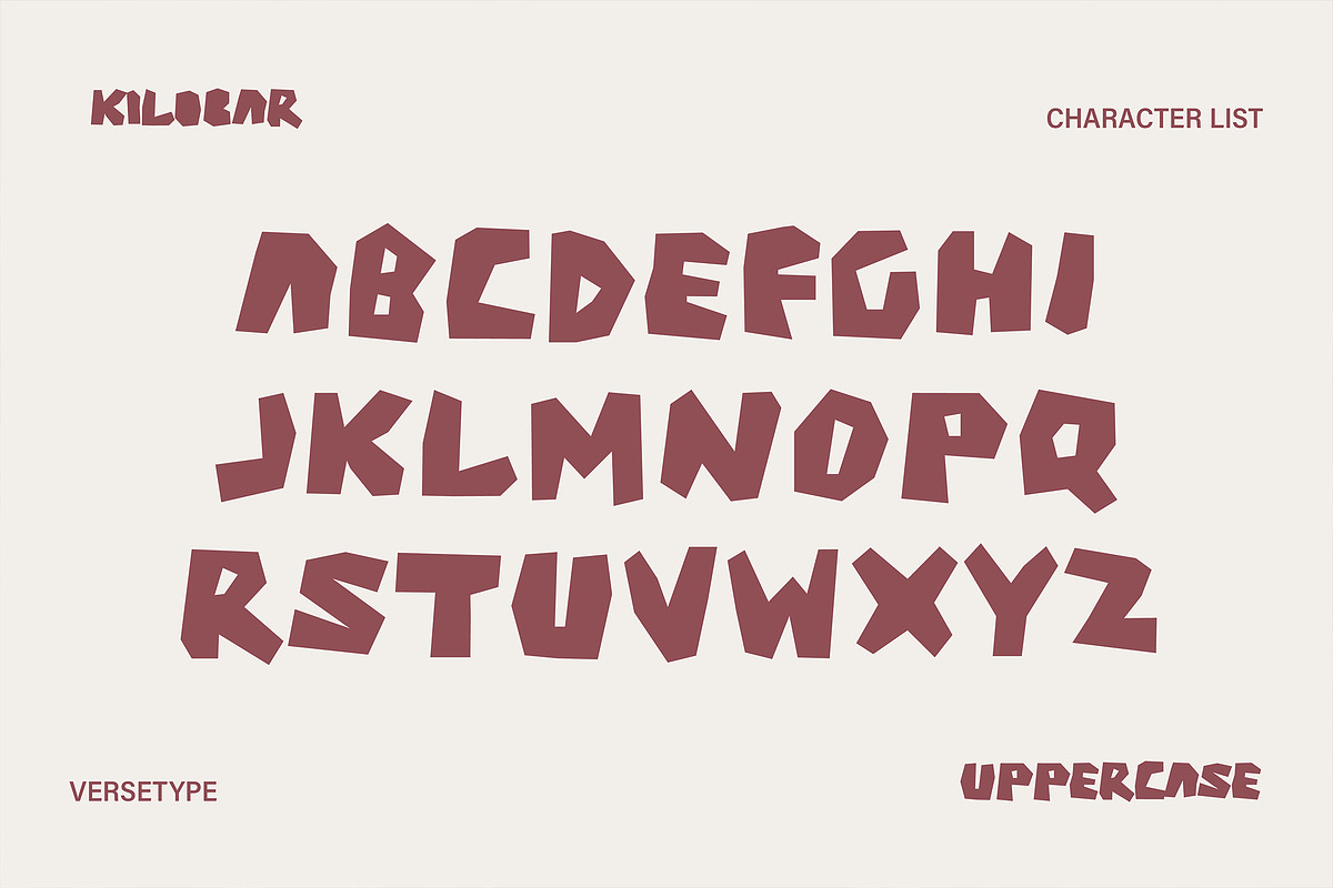 Kilobar - Papercut Font, a Sans Serif Font by Versetype (Photo 11 of 21)