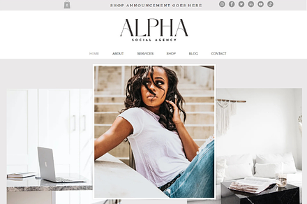 Wix Coaching Website Template, a Wix Template by AdvertFox