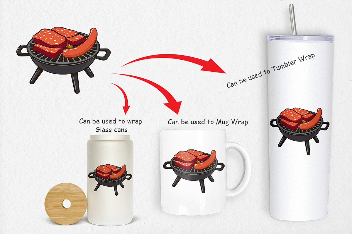 BBQ Grill Clipart, a Graphic by Artnoy (Photo 4 of 5)