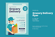 Grocery Delivery flyer, a Flyer Template by AdamHasan (Thumbnail 1 of 3)