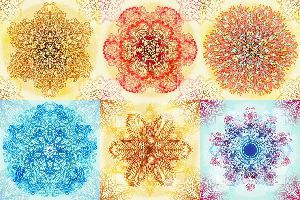 15 Floral Symmetry Patterns preview 2