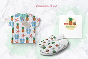 Watercolor Sea Vintage set, an Illustration by kate_illustration (Thumbnail 4 of 4)