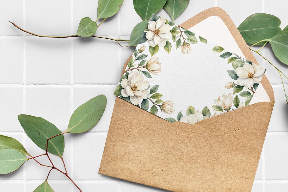 Watercolor Flowers Border Background, a Background Graphic by Forhadx5 (Photo 15 of 16)