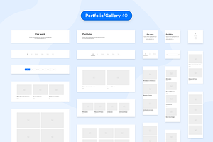 DOB Desktop & Mobile Wireframe Kit