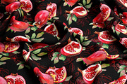 Pomegranate fruits, a Food Illustration by Jeanna Draw (Thumbnail 7 of 10)