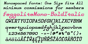 FeggoliteMono, a Slab Serif Font by Ingrimayne Type (Thumbnail 11 of 14)