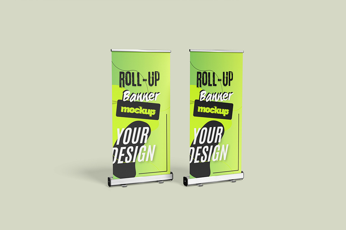 Roll-Up Banner Mockup, an Advertising Mockup by Pikachudesign (Photo 4 of 4)